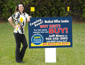 3x4 Commercial Real Estate Signs