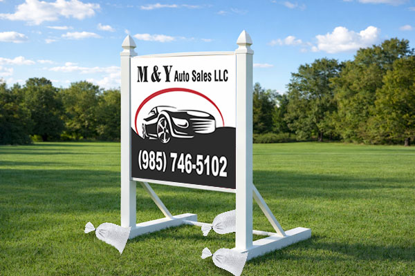 Preview of a 4×4 commercial site sign