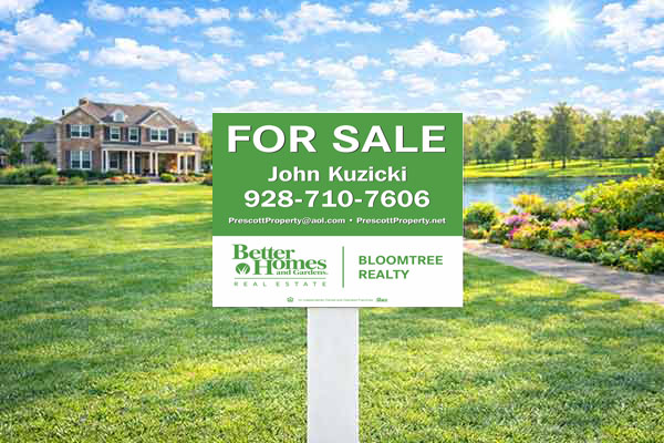 18x24 Better Homes and Gardens style yard signs for residential listings and open houses