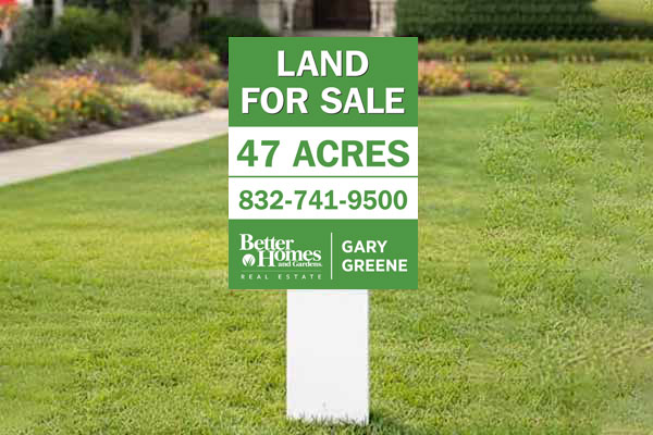 32x24 Better Homes and Gardens style signs for property marketing and residential visibility