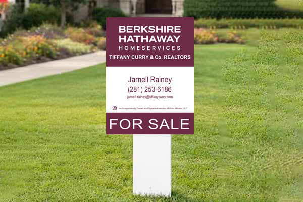 32x24 Berkshire Hathaway style sign for listings and property marketing