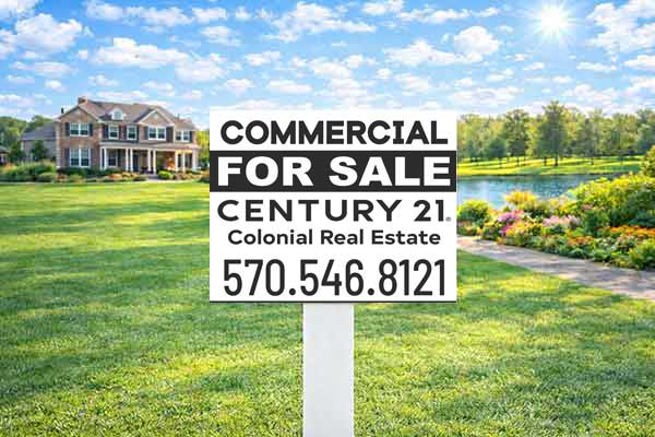 18x24 Century 21 yard sign for neighborhood and open house visibility