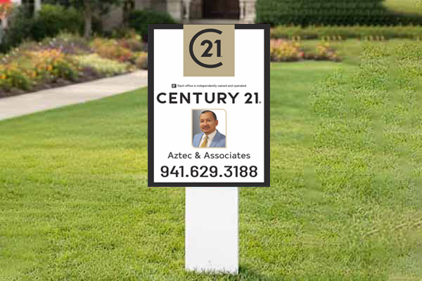 32x24 Century 21 sign for real estate marketing