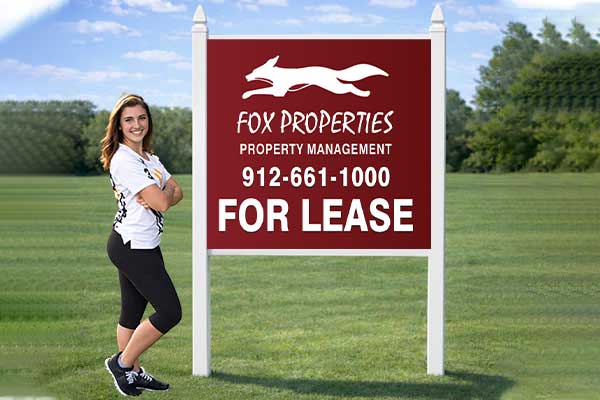 Company Signs installed outdoors