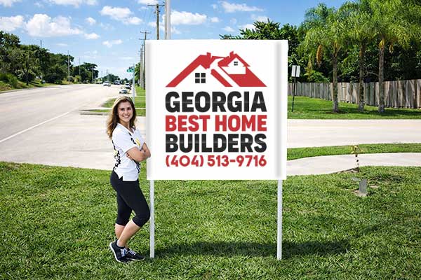 Builder Signs installed outdoors