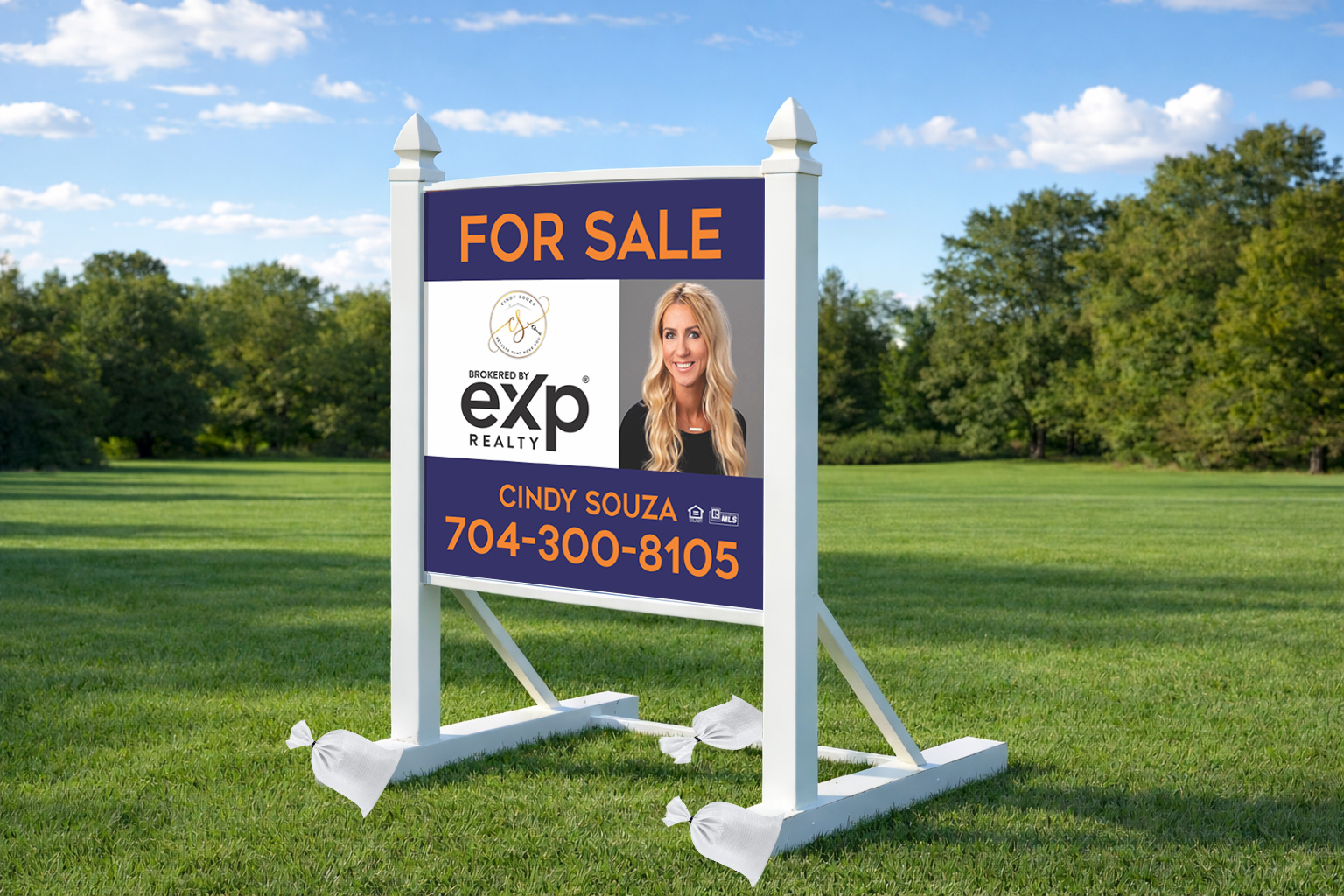 Preview of a 4×4 commercial site sign