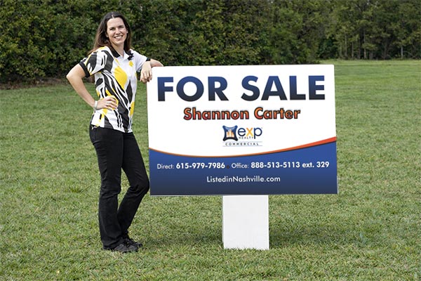 32x48 eXp Realty yard sign for directional placement