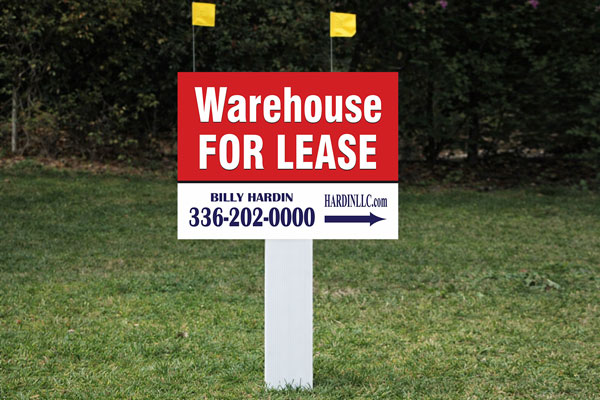 18x24 Commercial Property Site Signs