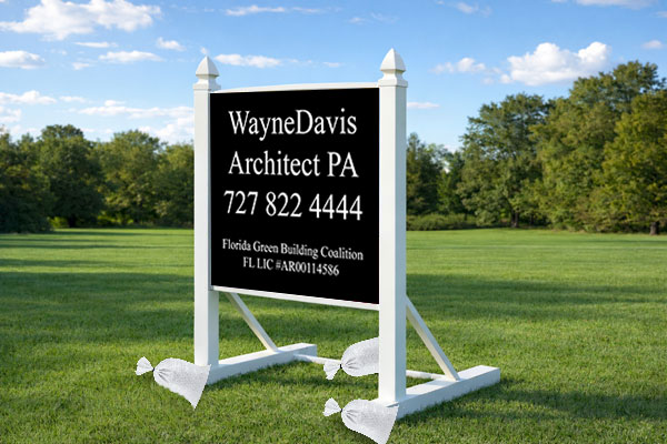 Preview of a 4×4 commercial site sign