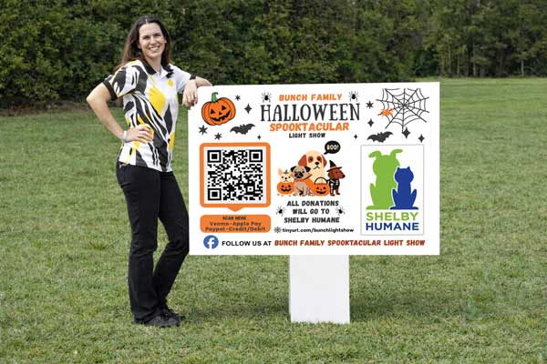 32x48 outdoor event signs for entrances and directional placement