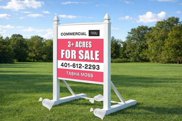 Preview of a 4×4 commercial site sign