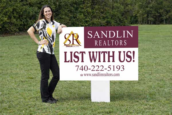 32x48 real estate agent signs for property marketing and regulated areas