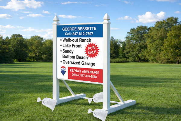 Preview of a 4×4 commercial site sign