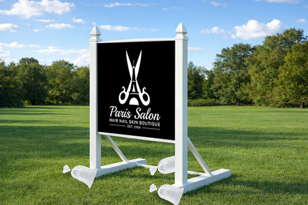 Preview of a 4×4 commercial site sign