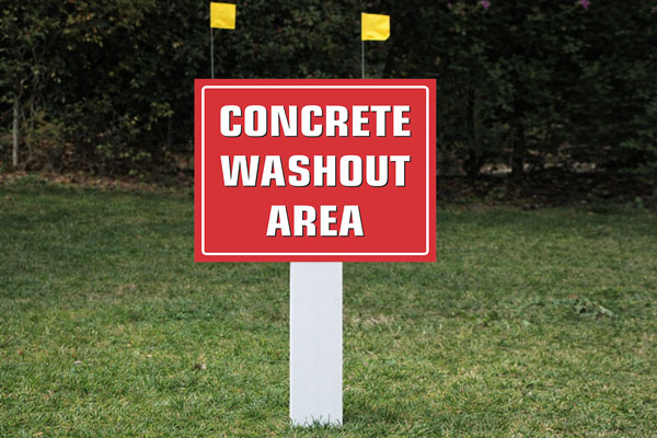 18x24 site safety yard signs for warning and hazard communication