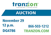 Tranzon Auction Sign