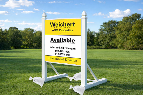 Preview of a 4×4 commercial site sign