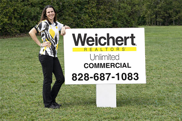 32x48 Weichert Realtors real estate sign for neighborhood direction